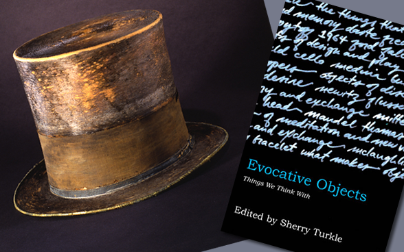 Evocative Objects - Lincoln's Hat and book cover